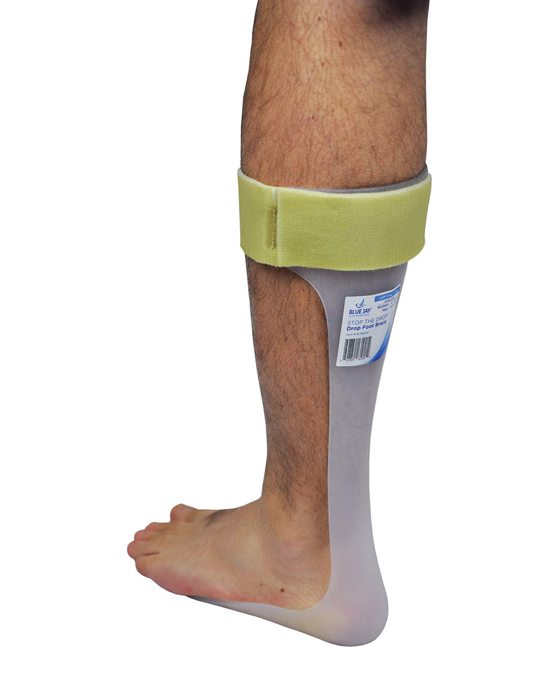 [Australia] - Blue Jay Drop Foot Brace for Right Leg - Medium Size for Men 6.5-10, Women 8-11.5, Medical Brace Boot, Heel Pain, Treatment Braces, Heel Spurs. Leg and Foot Supports 