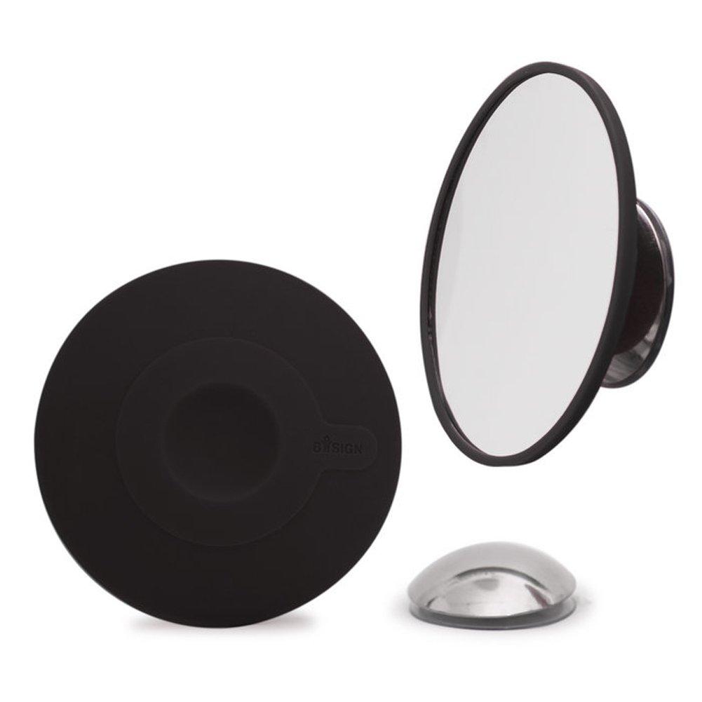 [Australia] - Bosign Mirror Magnification by 5 Black with Suction Cup Magnetic Mount 