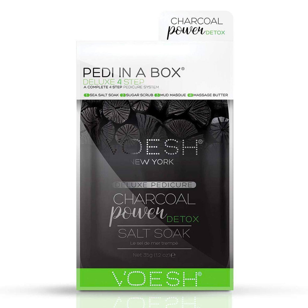 [Australia] - VOESH Pedi In A Box 4 Step Charcoal Powder Detox 