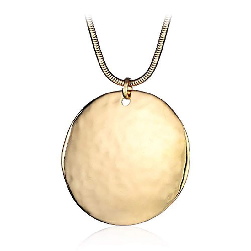[Australia] - welbijoux Pendant Necklace Silver Gold Chunky Chain Costume Bohemian Necklaces for Women Girls with Gifts Box 
