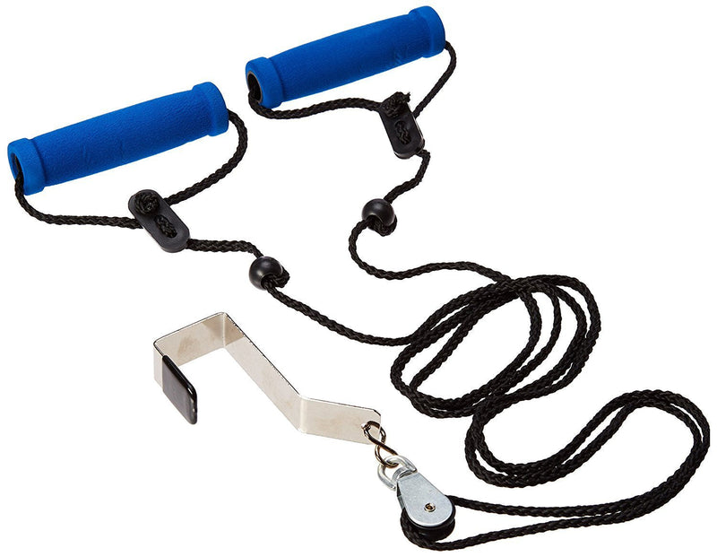 [Australia] - BodyHealt Overhead Shoulder Pulley - Door Exercise Equipment for Back Workout & Arm Exercise. Exercise Pulley Over the door for Shoulder Rehab. Range of Motion Exerciser & Rehab Pulley System(Bracket) 