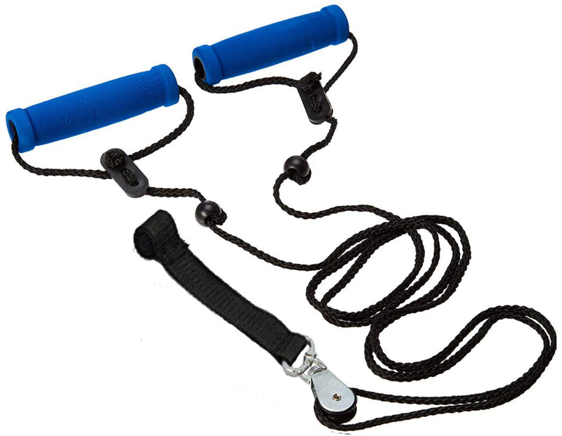 [Australia] - BodyHealt Overhead Shoulder Pulley - Door Exercise Equipment for Back Workout & Arm Exercise. Exercise Pulley Over The Door for Shoulder Rehab. Range of Motion Exerciser & Rehab Pulley System (Strap) 