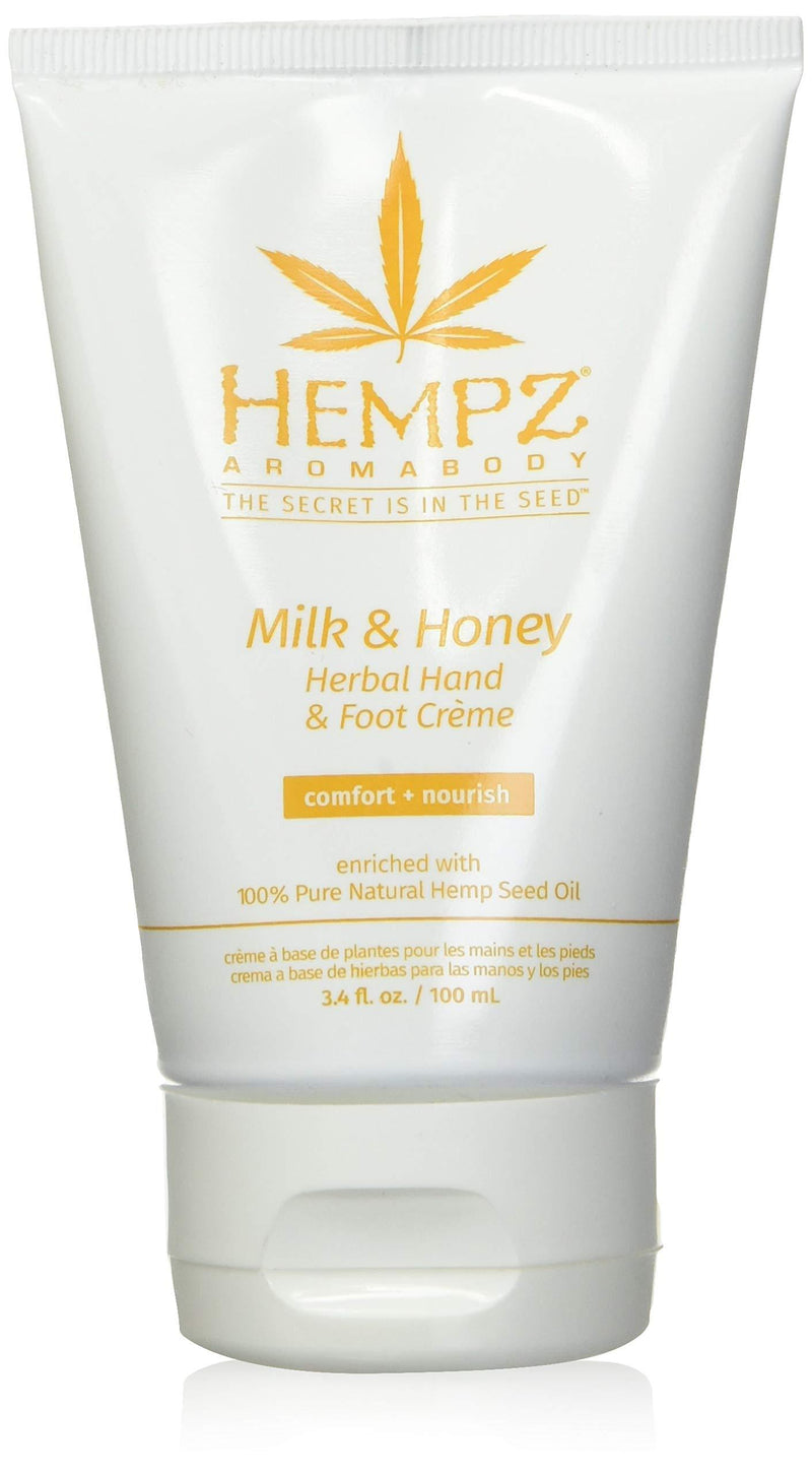 [Australia] - Hempz Milk and Honey Herbal Hand and Foot Creme, 3.4 Ounce 