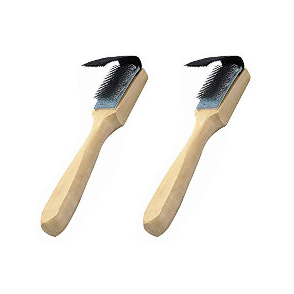 [Australia] - BinaryABC Dance Shoes Brush,Shoes Cleaner Brush,Suede Sole Wire Shoes Wood Cleaning Brush Cleaners 2Pcs 