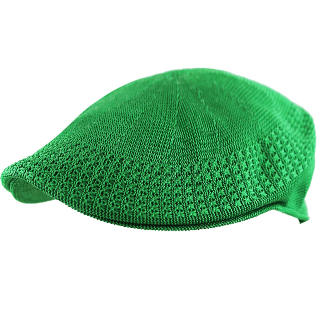 [Australia] - The Hat Depot Light Weight Classic Mesh Newsboy Ivy Gatsby Cabbie Golf Hat Cap Large Kelly Green 