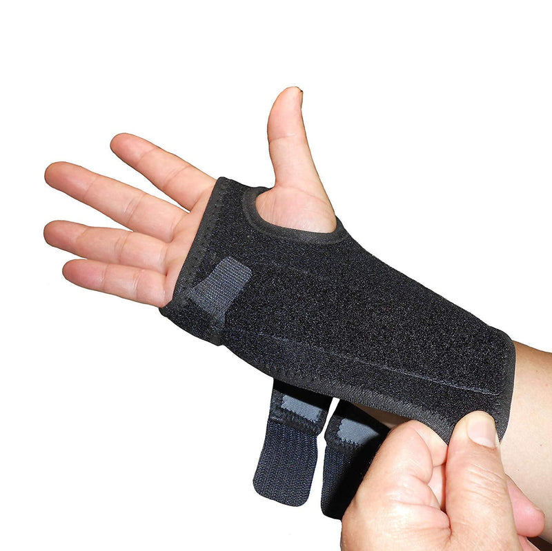 [Australia] - IRUFA,WS-OS-53,New 3D Breathable Patented Fabric RSI Wrist Splint Brace Support, Night Support for Carpal Tunnel Syndrome, Sports, Sprains, Arthritis and Tendinitis (Right Hand) Right Hand 