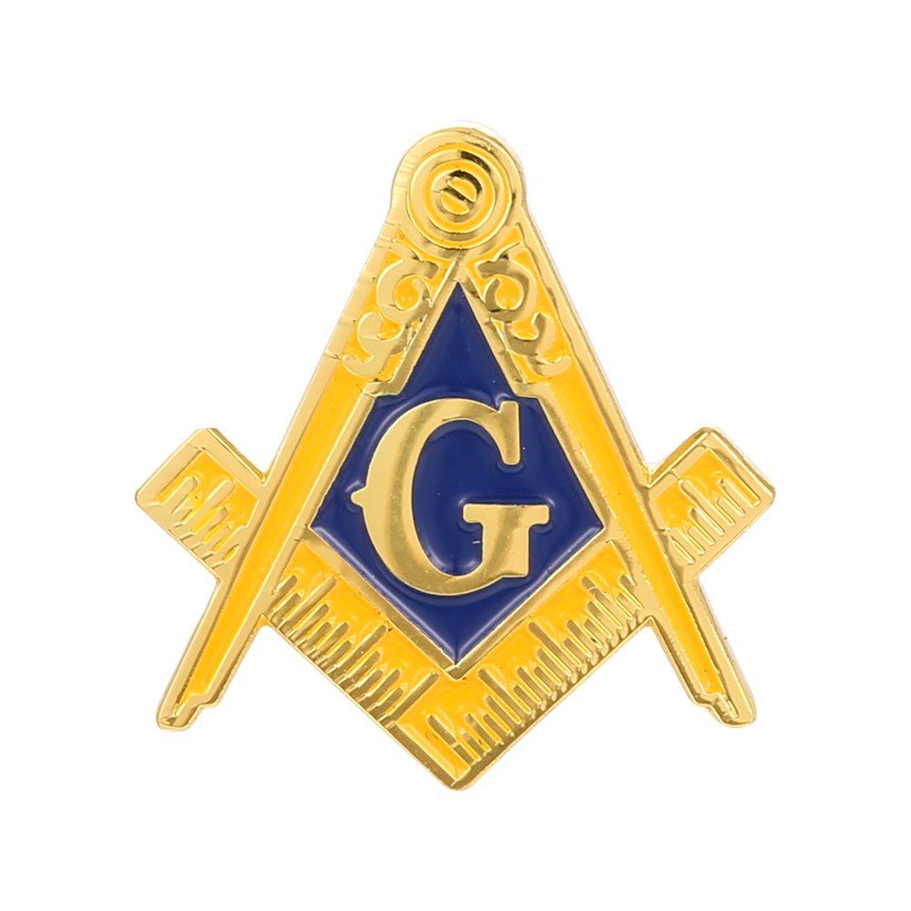 [Australia] - GuDeKe Masonic Compasses Freemason Mason Lapel Pin 
