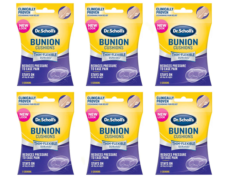 [Australia] - Dr. Scholls Bunion Cushions Duragel 5 Count (Pack of 6) 