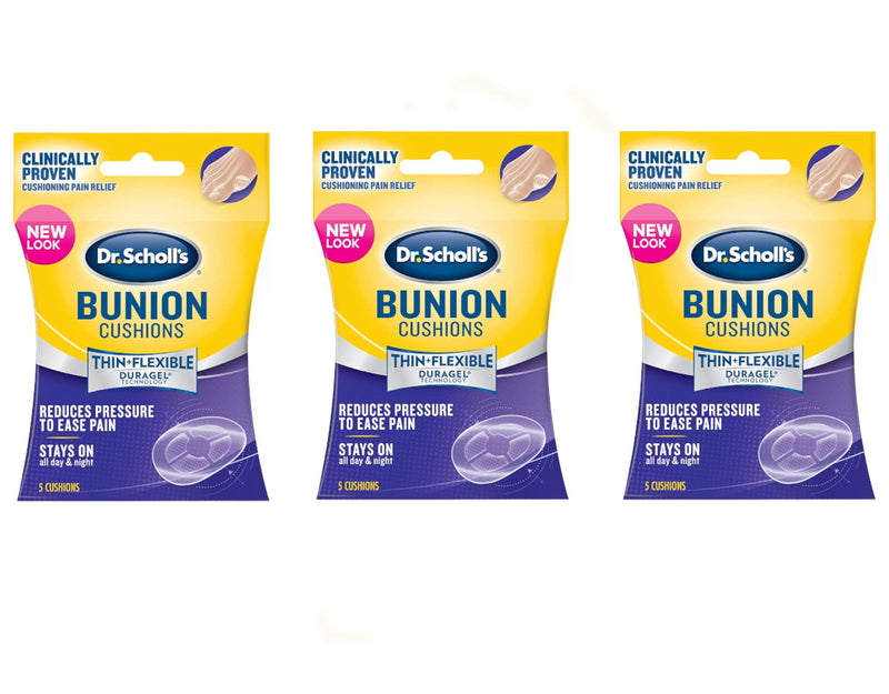 [Australia] - Dr. Scholls Bunion Cushions Duragel 5 Count (Pack of 3) 