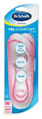 [Australia] - Dr. Scholls Tri-Comfort Insoles Womens (Size 6-10) (2 Pack) Pink 2 Count (Pack of 1) 