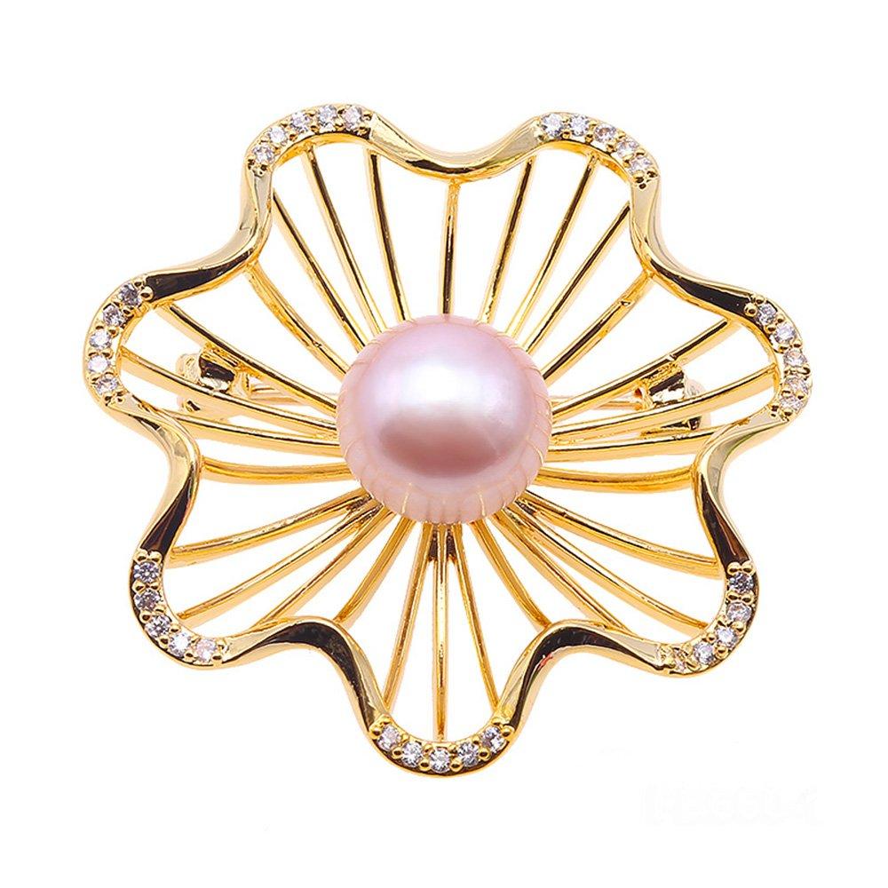 [Australia] - JYX Pearl Bouquet Brooch Light Pink Freshwater Cultured Pearl Brooches Pins for Women 