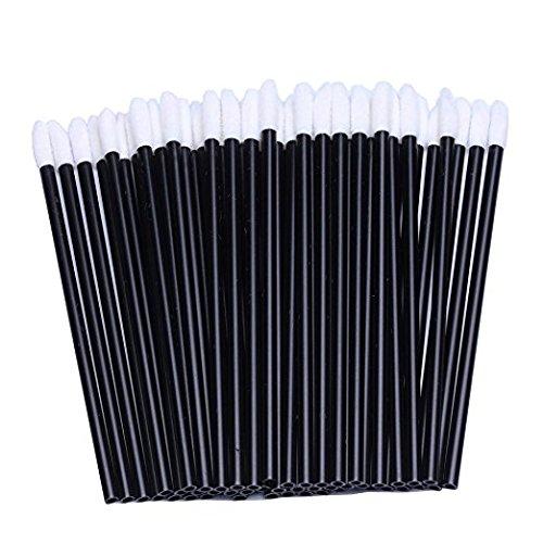 [Australia] - 400pcs Disposable Lip Brush Lip Gloss Applicators Lipstick Wands Tool Kits (400) 400 Black 