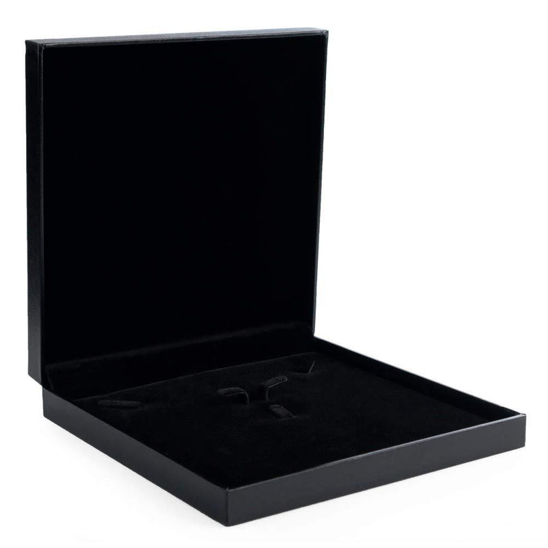 [Australia] - Oirlv Black Jewelry Set Box,Ring/Earrings/Big Necklace Gift Case 
