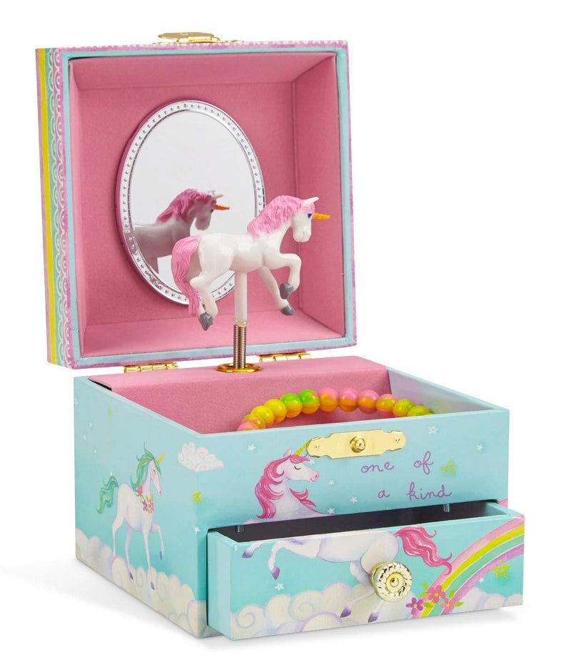 [Australia] - Jewelkeeper Musical Jewelry Box, Unicorn Rainbow Design with Pullout Drawer, The Unicorn Tune 