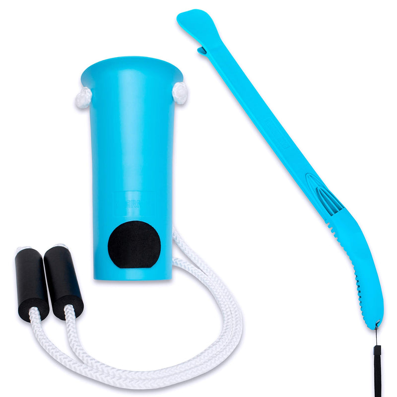 [Australia] - RMS Sock Aid Kit - Easy On Easy Off Device for Putting On Socks and Removing Socks or Stockings for Men and Women with Limited Mobility (Blue) 