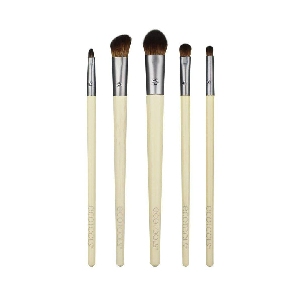 [Australia] - EcoTools Daily Defined Makeup Brushes, For Eyes, With Beauty Cards and Storage Tray, Set of 5 