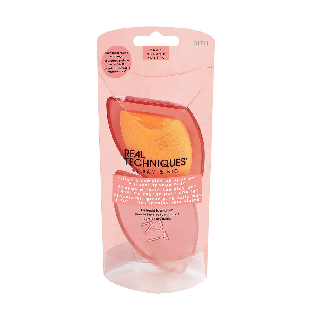 [Australia] - Real Techniques Miracle Complexion Beauty Sponge Makeup Blender with Case Miracle Complex Sponge + Case 