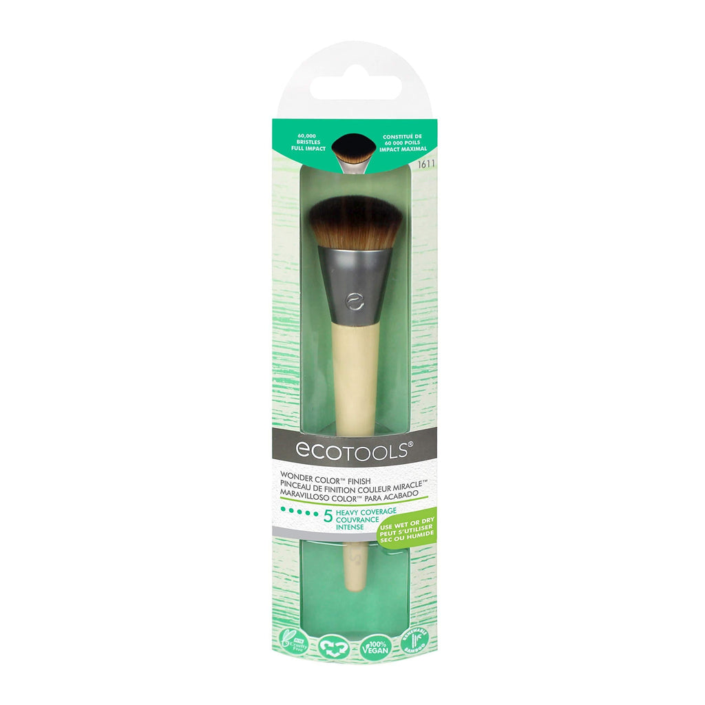 [Australia] - EcoTools Wonder Cover Makeup Brush With Professional Finish, Precise Blush & Contour Application Wonder Color Finish Brush 