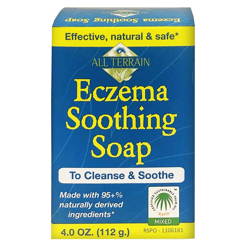 [Australia] - All Terrain Eczema Soothing Soap Bar, 4oz, To Cleanse & Calm Itchy, Irritated Eczema Skin 