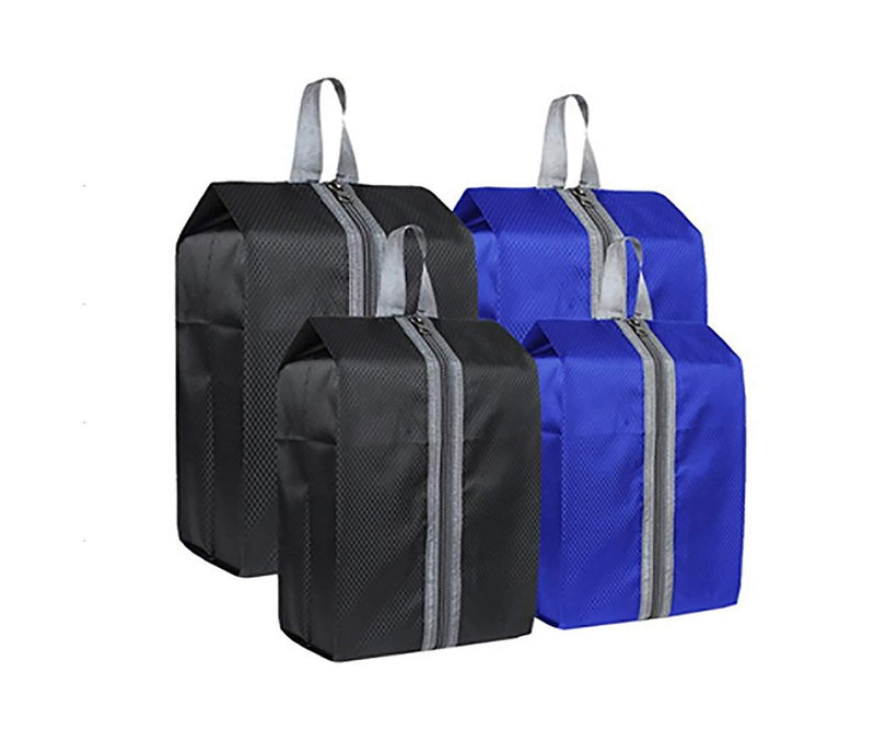 [Australia] - Zmart Travel Shoe Bags for Women Portable Waterproof Storage Bag Pack Blue-4pack 