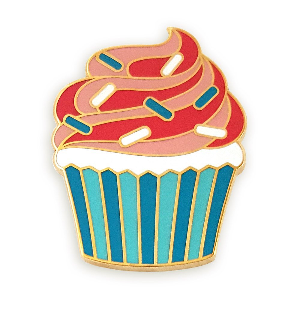 [Australia] - Pinsanity Cupcake Enamel Lapel Pin 