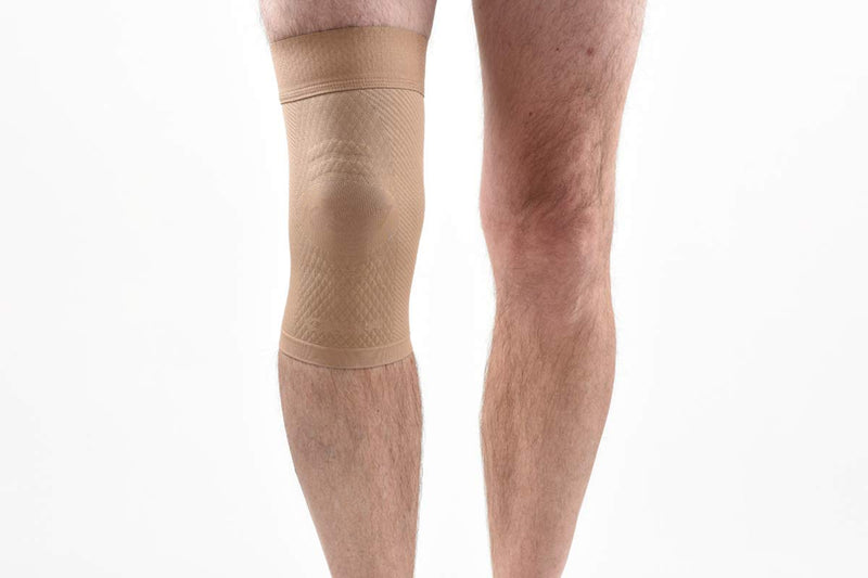 [Australia] - OS1st KS7 Performance Knee Brace stablizes the patella, prevents injury, reduces recovery time, relieves knee pain, arthritis pain and patellar tendonitis Large (Pack of 1) Natural 