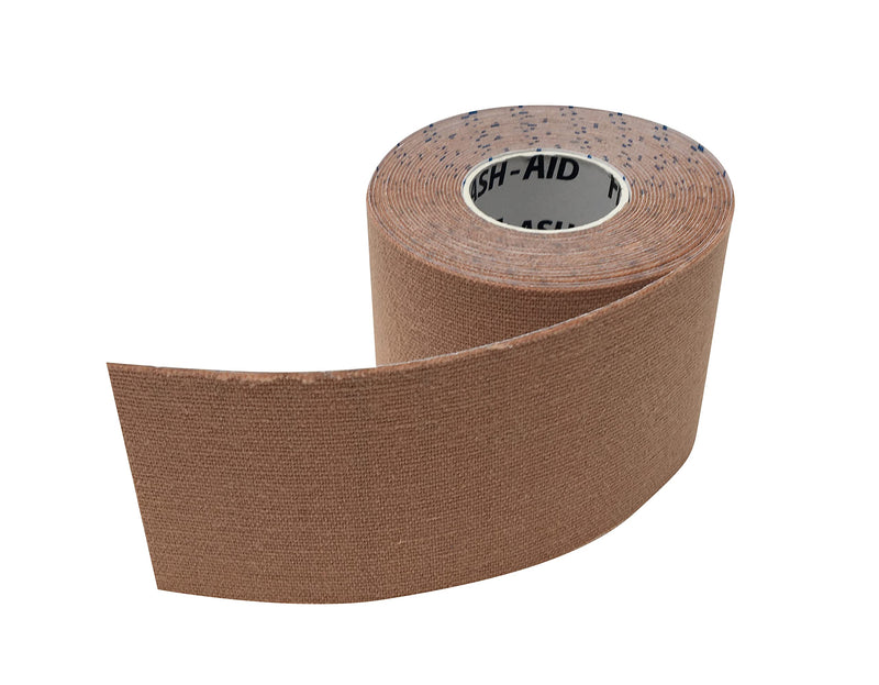 [Australia] - Kinesiology Tape (4-Pack) Rehabilitation Tape for Muscle Pain and Sports Injuries - Latex-Free (2 Inches Wide by 16 Feet Long) - TAN/Beige 