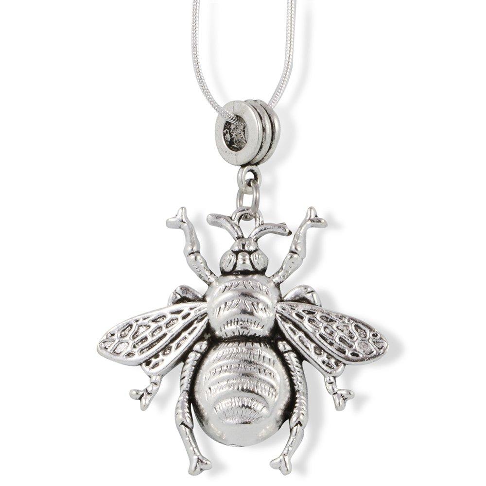 [Australia] - Large Fly Insect Bug Charm Snake Chain Necklace 