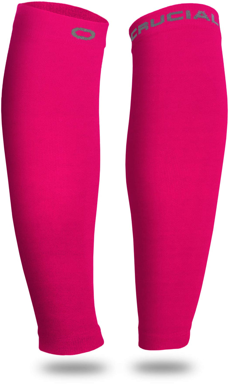 [Australia] - Calf Compression Sleeve for Men & Women (20-30mmHg) - Best Calf Compression Socks for Running, Shin Splint, Calf Pain Relief, Leg Support Sleeve for Runners, Medical, Air Travel, Nursing, Cycling Large / X-Large (15.5-19.5" Calf) Pink 