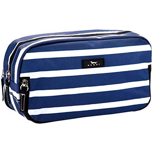 [Australia] - SCOUT 3-Way Bag Makeup Pouch and Toiletry Bag, Water Resistant, Lightweight, Travel Toiletry and Makeup Bag for Women with 3 Separate Zipper Compartments Nantucket Navy 