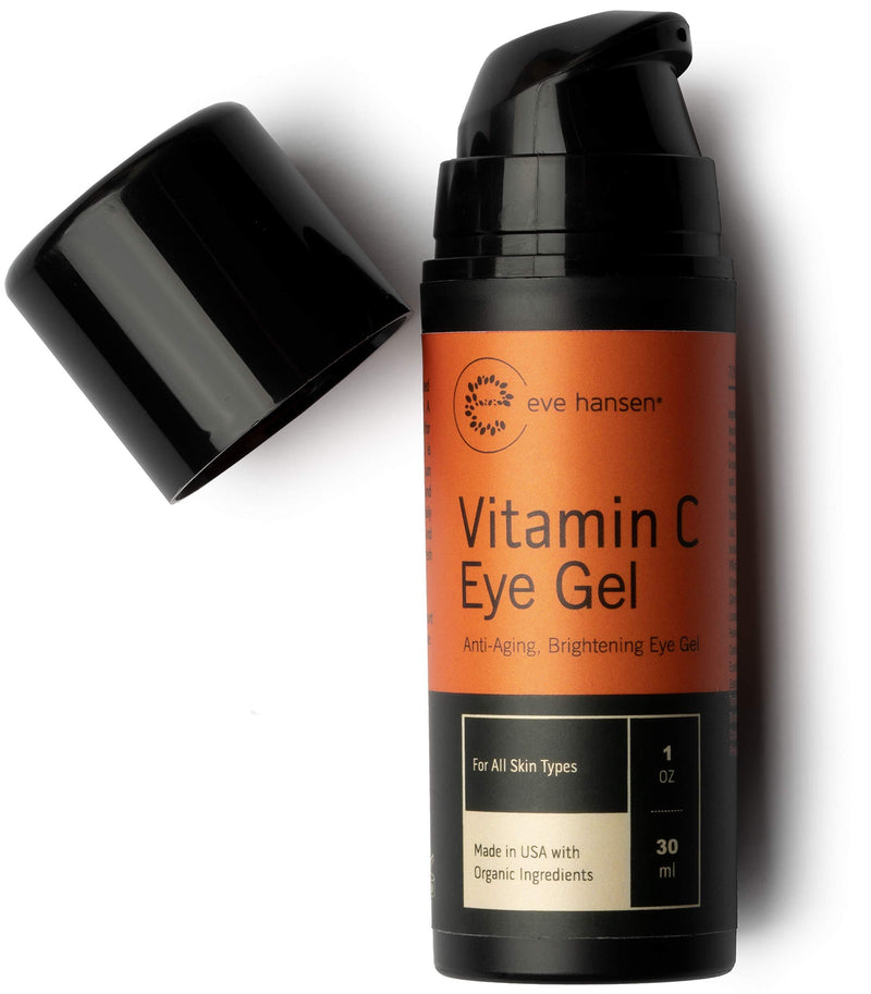 [Australia] - Eve Hansen Vitamin C Eye Gel - Reduce Age Spots, Dark Circles and Eye Puffiness With Our Vitamin C Eye Cream | Anti-Aging Wrinkle Filler, Eye Bags Treatment, and Dark Spot Corrector | 1oz 