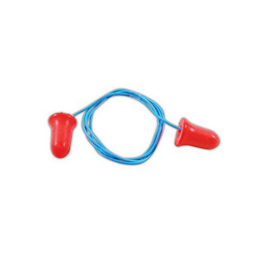 [Australia] - Honeywell MAX-30 Howard Leight Max-30 Max Disposable Foam Corded Earplugs, 100 Pairs, One Size, Red with Blue Chord (Pack of 100) 