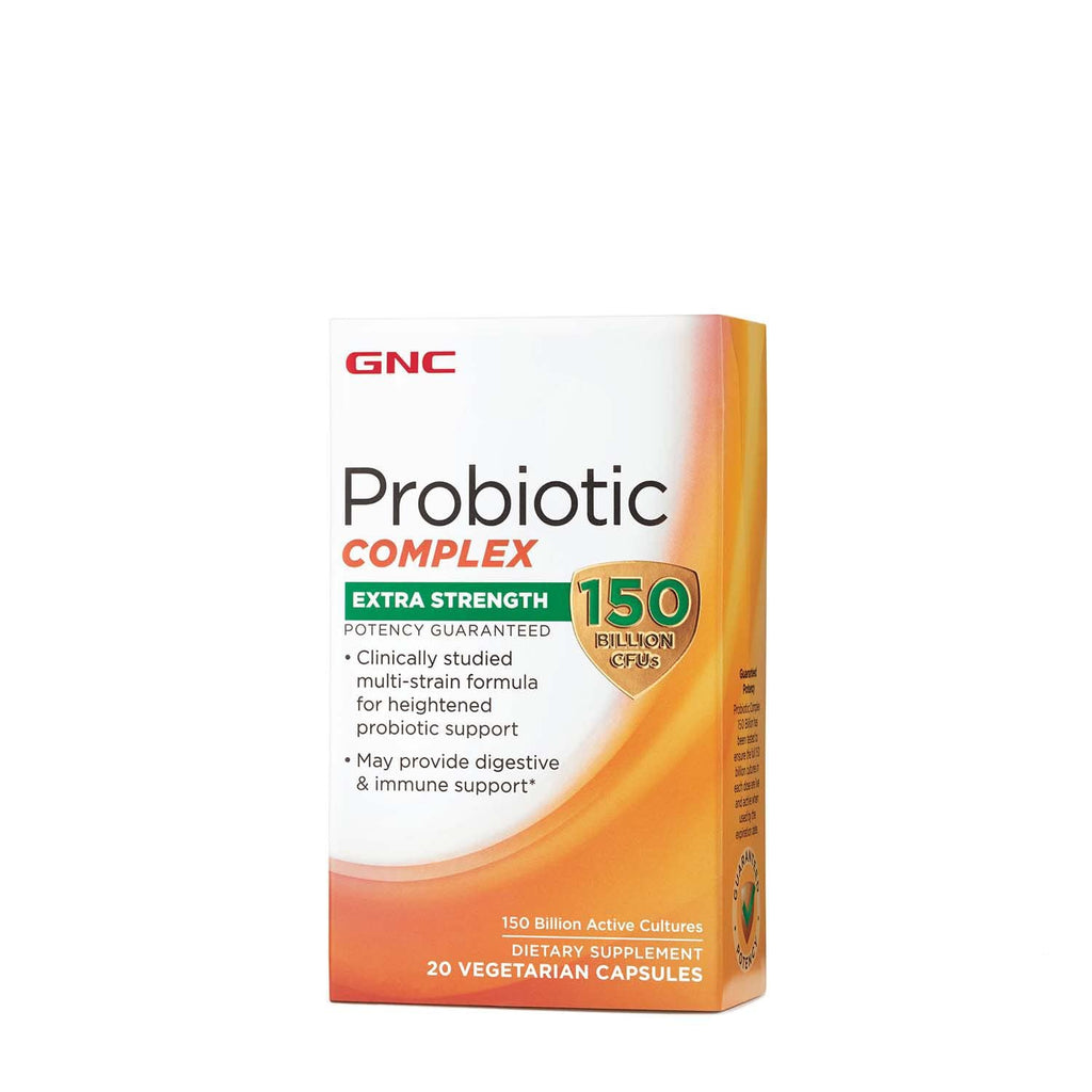 [Australia] - GNC Probiotic Complex Extra Strength with 150 Billion CFUs, 20 Capsules, Daily Probiotic Support 