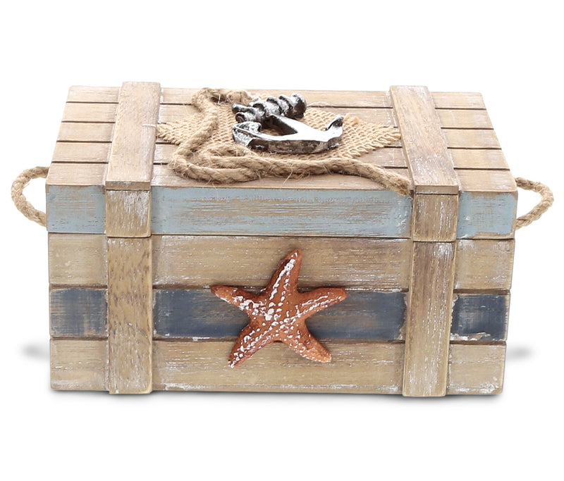 [Australia] - CoTa Global Neptune Jewelry Box - 6 x 4 x 3 inch - Nautical Decor - Item #9004 
