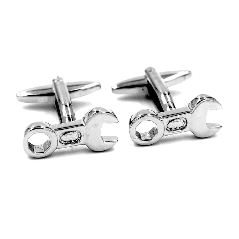 [Australia] - Tools Spanner Wrench Cufflinks Shirt Carpenter Joiner Workman Mechanic DIY Tool 