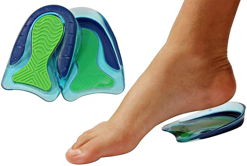 [Australia] - KidSole Sport Traction Shock Absorbing Lightweight Gel Heel Cups for Kid's with Sensitive Heels, Heel Spurs, Plantar Fasciitis, or Ankle Pain (2 Pairs, 4 Single Heelcups) (Kid's Size 3-7) Kid's Size 3-7 