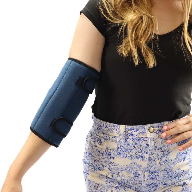 [Australia] - Premium Adult Elbow Immobilizer Stabilizer Support Brace/Splint - Cubital Tunnel Brace for Sleeping - Ulnar Nerve Brace, Tennis, Tendonitis Elbow Brace - Large Large (Pack of 1) 