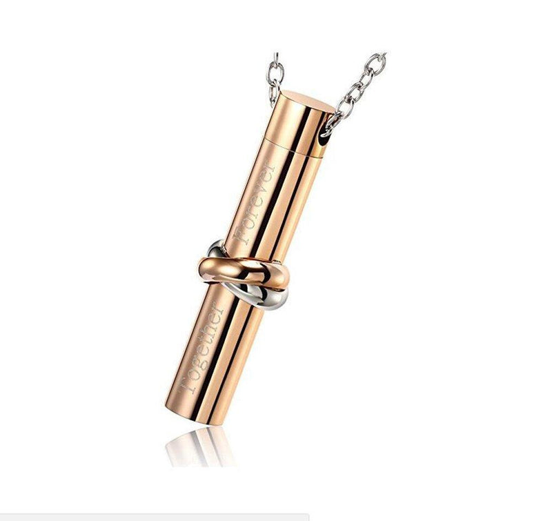 [Australia] - Fajewellery Urn Necklace for Ashes Stainless Steel Cremation Jewelry for Ashes Keepsake Necklaces with Gift Box 