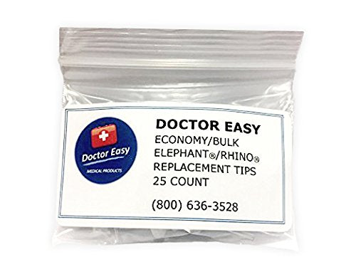 [Australia] - Doctor Easy Economy/Bulk Elephant & Rhino Replacment Tips, Bag of 25 