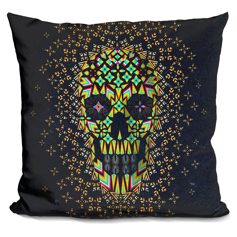 [Australia] - LiLiPi Skull 6 Decorative Accent Throw Pillow 
