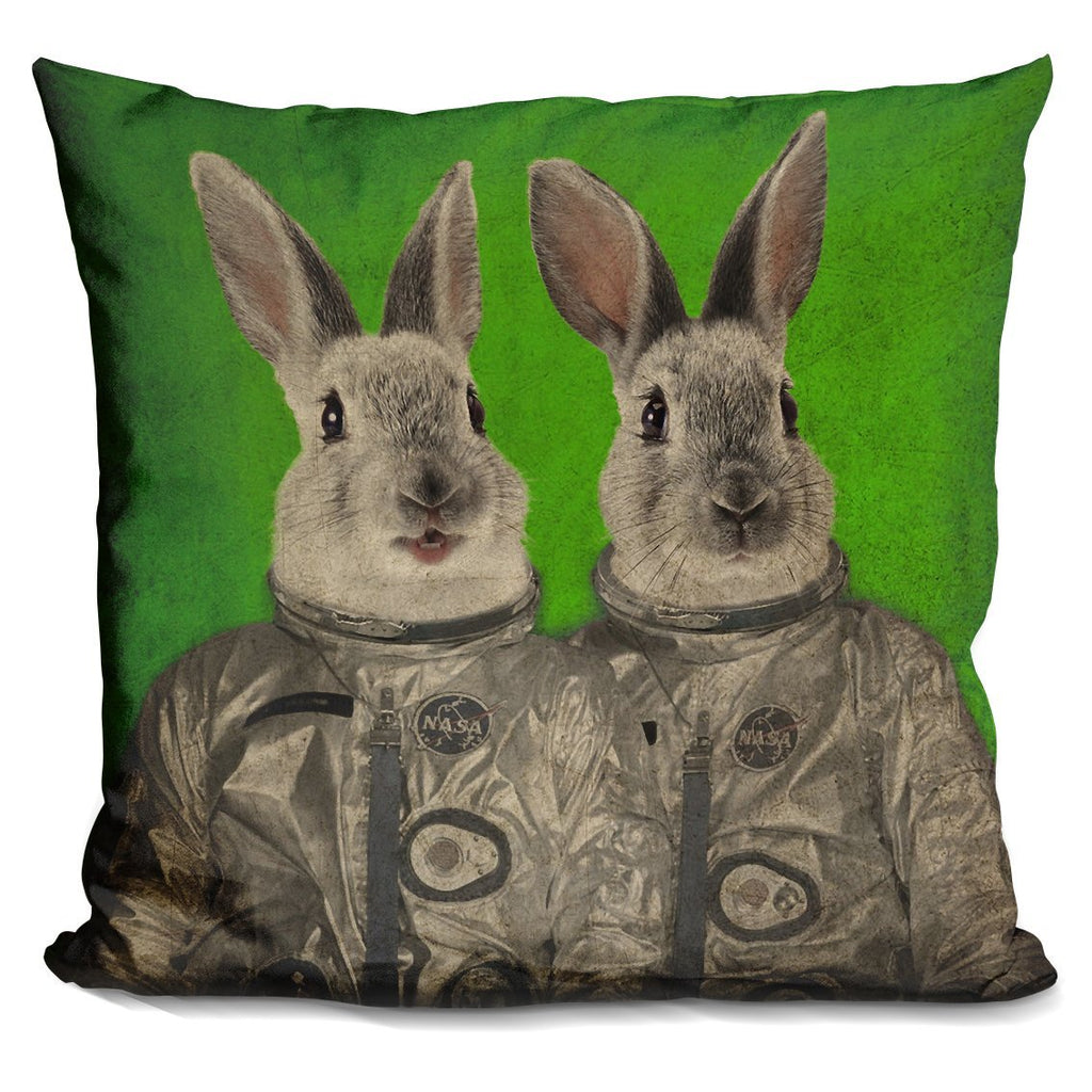 [Australia] - LiLiPi We are Ready Green Decorative Accent Throw Pillow 