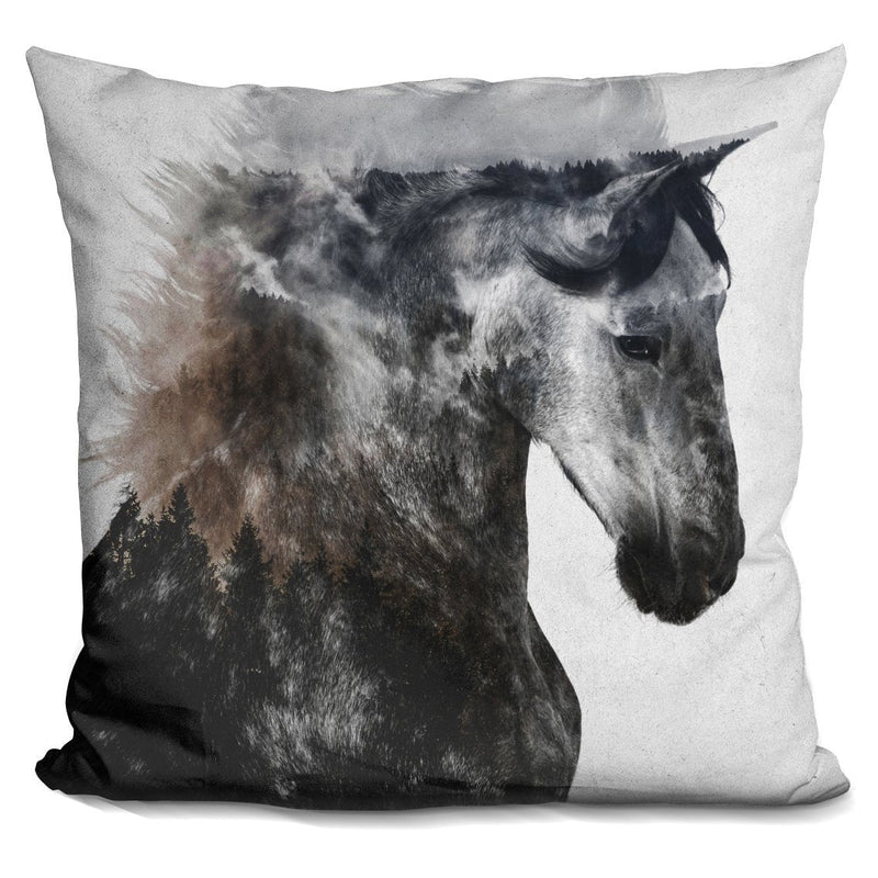 [Australia] - LiLiPi Proud Stallion Alt. Version Decorative Accent Throw Pillow 