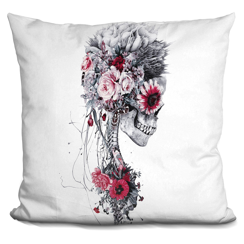 [Australia] - LiLiPi Skeleton Bride Decorative Accent Throw Pillow 