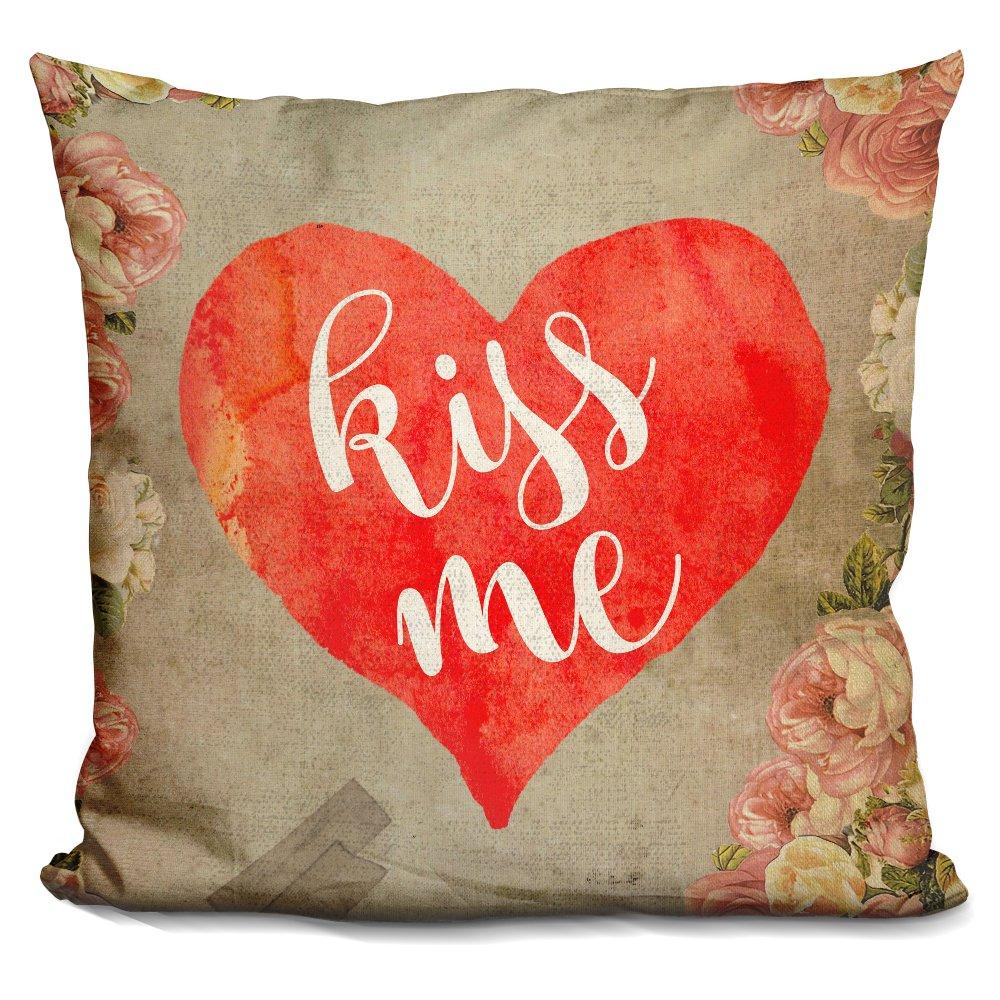 [Australia] - LiLiPi Kiss Me Decorative Accent Throw Pillow 