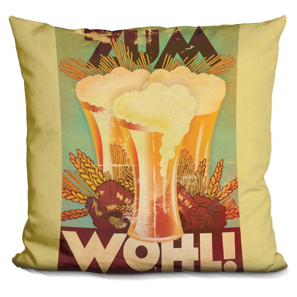 [Australia] - LiLiPi Zum Wohl Decorative Accent Throw Pillow 