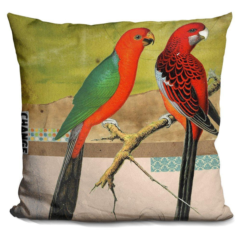 [Australia] - LiLiPi Birds Decorative Accent Throw Pillow 
