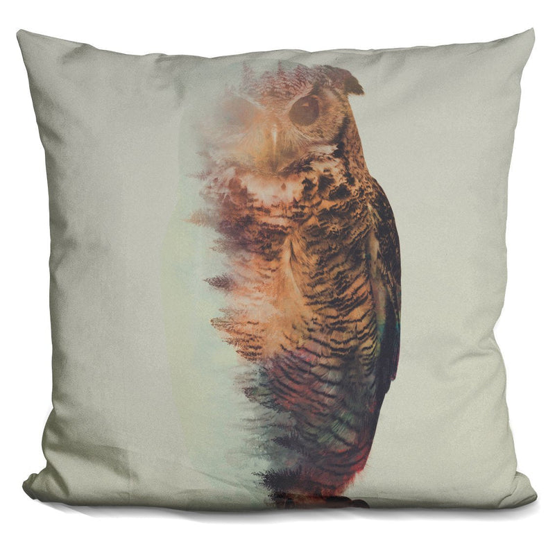 [Australia] - LiLiPi The Owl Norwegian Woods Decorative Accent Throw Pillow 