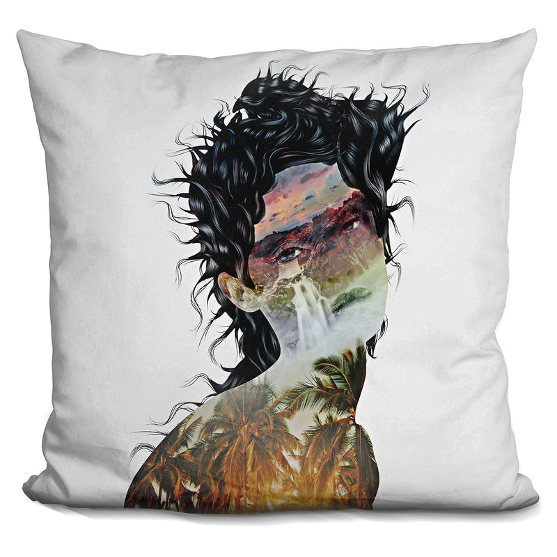 [Australia] - LiLiPi Summer Tears in Paradise Decorative Accent Throw Pillow 