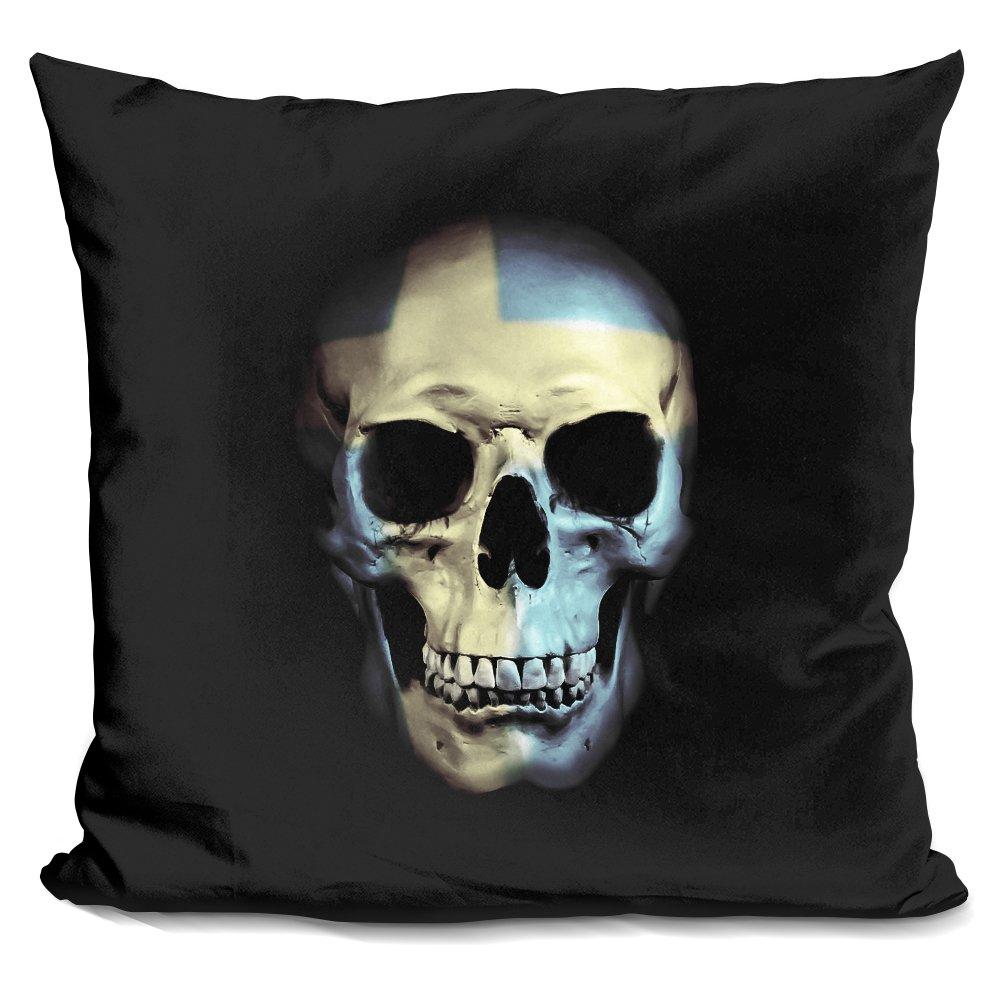 [Australia] - LiLiPi Swedish Skull Decorative Accent Throw Pillow 