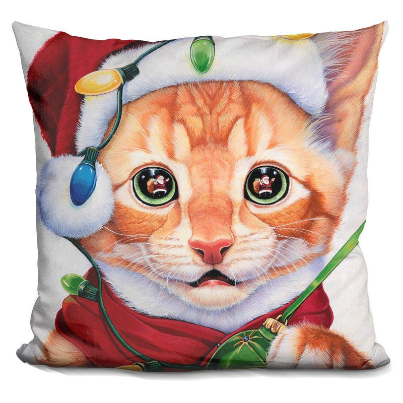 [Australia] - LiLiPi Uh Oh Santa Decorative Accent Throw Pillow 